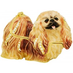 Pekingese Dog Trinket Box