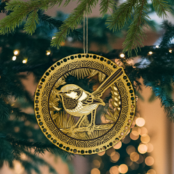 Australiana Ornament - Blue...