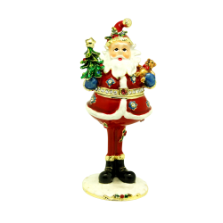 Tall Santa Trinket Box