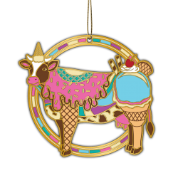 Buttercup Cow Ornament