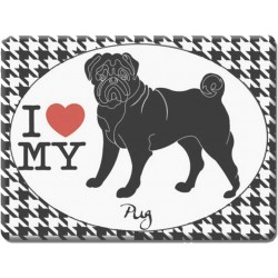 Pug -Fridge Magnet